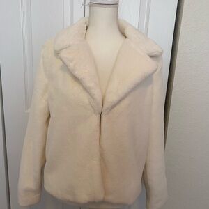Forever 21 Off-White Teddy Jacket